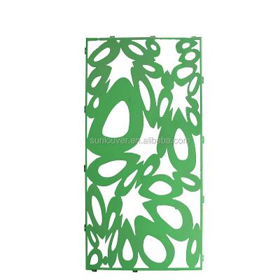 China Easily Assembled Metal Laser Cut Decorative Outdoor Metal Screen Panels CNC Decorative Screen for sale