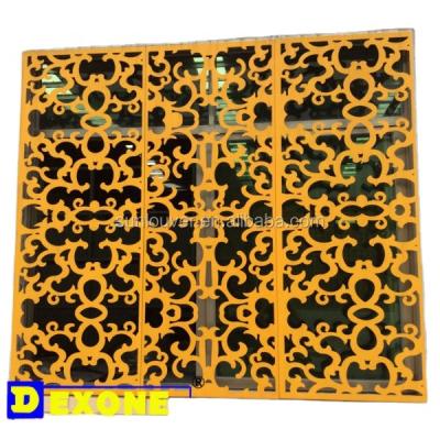 China Easily Assembled DEXONE Engraving Aluminum Panel As Construction Of Decorative Panel for sale