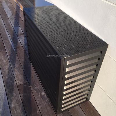 China Contemporary exterior and interior aluminum AC cover device to protect the AC. for sale