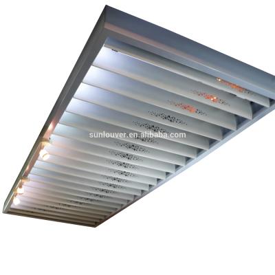 China Contemporary Solar Shading Canopy External Aluminum Shading System for sale