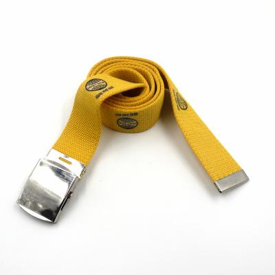 China Advertising Stretch Polyester Fabric Elastic Unisex Braided Belts With Pin Buckle for sale