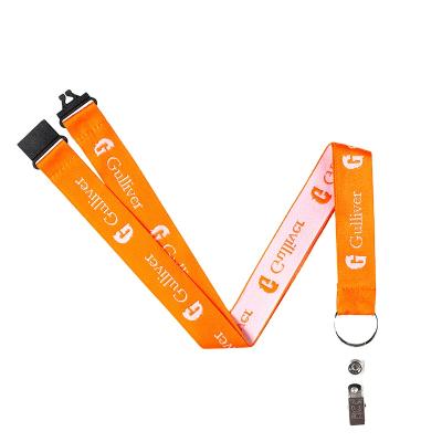 China Wholesale High Quality Custom Lanyard Lanyard With Chick ID Card Factory Polyester Buckle for sale