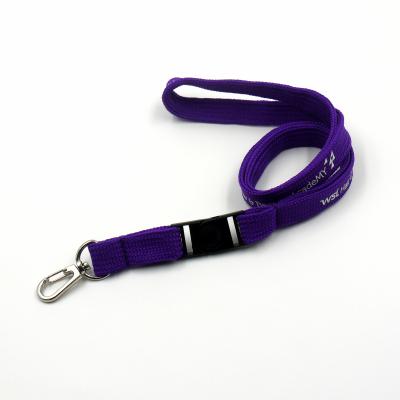 China Advertising New Custom Round Tube Elastic Lanyard With Clip And Magnet Clasp for sale