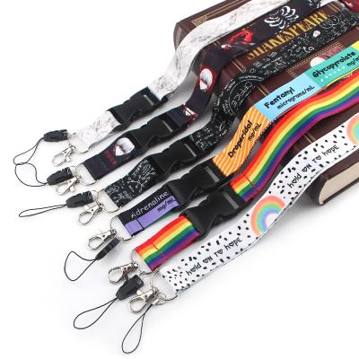 China Wholesale Custom Logo Tube Lanyard Printing Neck Advertising Personalized Polyester Sublimation Loose Lanyards for sale