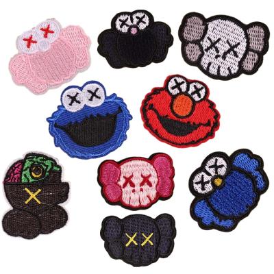 China Custom Brand Woven Logo Woven Badges Clothes Patches For Clothing Uniform for sale