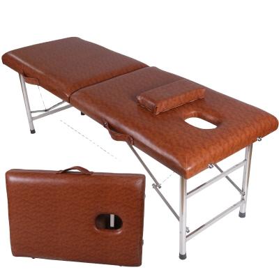 China Modern Portable Hot Selling Beauty Spa Folding Massage Bed High Quality Moxibustion Bed Massage Table for sale