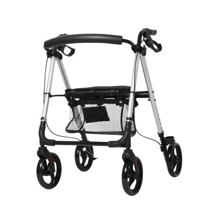 China Wholesale Convenient Rehabilitation Training Wheel Aid Adjustable Walking Walkers Folding Walkers For Disabled Adults for sale