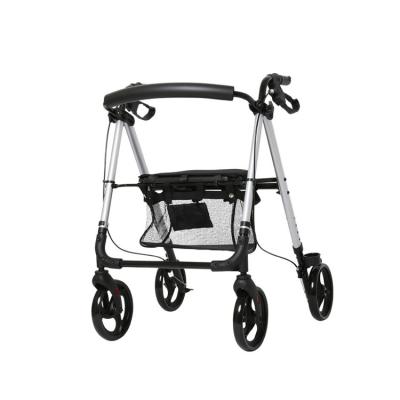 China Convenient Rollator Walker With Seat, Comfortable Handles And Folding Thick Backrest Walker For Seniors for sale