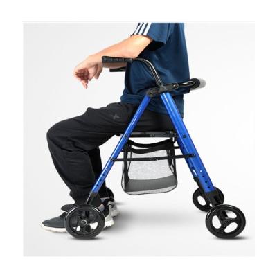 China Convenient Durable High Quality Elderly Rollator Walker With Seat For Senior Adults Disability Aid for sale