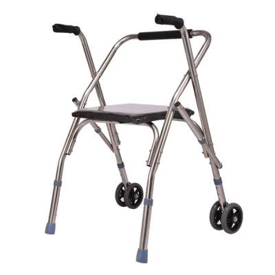 China Best selling portable senior walker seat and toilet in 2022 with 6 wheelseat walkermobility walker with seat for sale