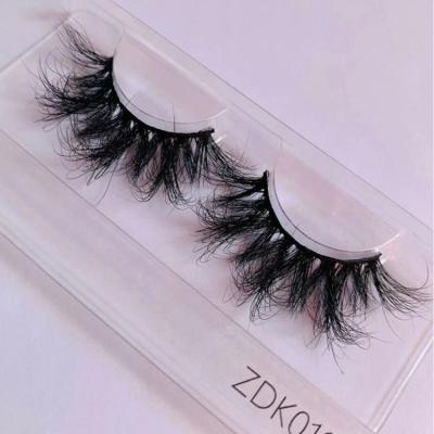 China Durable Custom Wholesale Full Strip Lashes Box Packaging 5d Mink Eyelashes Lashes 3d Fluffy Wholesale Vendor 25mm Volume for sale