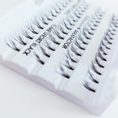 China Wholesale Best Quality Natural Long 8mm 56 Different Knot Free Lashes Group False Eyelash Extension 56 Strands for sale