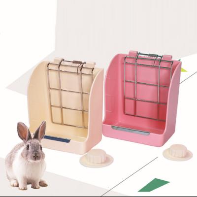 China Wholesale Viable Spring Grass Holder Rabbit Chinchilla Guinea Pig Spring Grass Holder Rabbit Feeder for sale