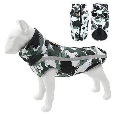 China Viable Dog Clothes Large Dog Storm Coat Thickened Padded Dog Clothing Wholesale for sale