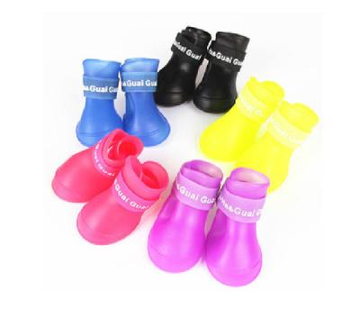 China Viable High Quality Waterproof Dog Shoes, Outdoor Rain Boots, Thoughtful Belts For Dog Shoes for sale