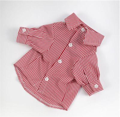 China Summer Autumn Fashionable Striped Luxury 100% Cotton Dog Clothes Pet Plain Dog Polo Shirt With Custom Dog Shirt for sale