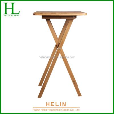 China DINING TABLE Foldable Bamboo Standing Dining Table for sale