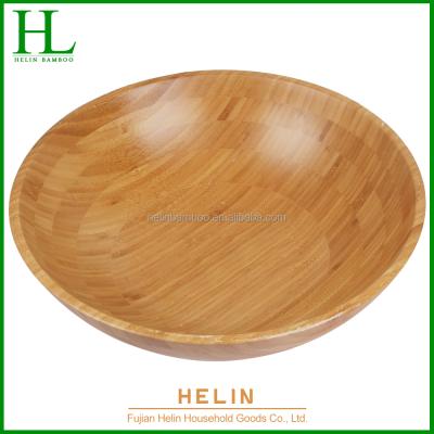 China Large Sustainable Bamboo/Wooden Salad Bowl for sale