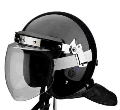 China Best Selling Water Proof And Fog Proof Riot Helmet Anti Riot Helmet Police With Sun Visor for sale