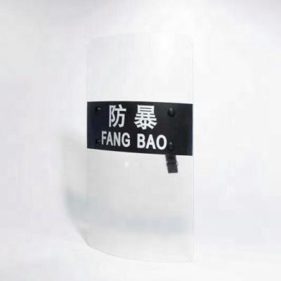 China Anti Smash Transparent PC Shields Anti Riot Shields For Ghana For Police for sale