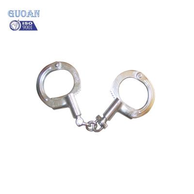 China Big size strong carbon steel handcuffs for police and army for sale