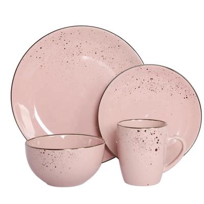 China Disposable European Dinnerware Set Dinnerware Home Dish Ceramic Style Dinnerware Set for 8 and 4 for sale