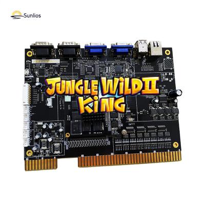 China Metal + Acrylic / Customize Latest Wild Jungle 2 Game Machine Board Game Curved Design Slot Machine Motherboard for sale