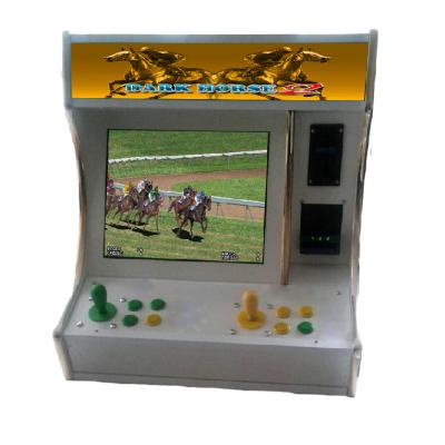 China Metal Dark Horse Casino Slot Machine Game Coin Video Arcade Game Machine Casino Gaming Factory For Adult for sale