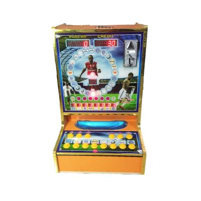 China Wooden Amusement Mini Casino Machines For Sale Arcade Games Machines Coin Operated Cardboard Push Button for sale