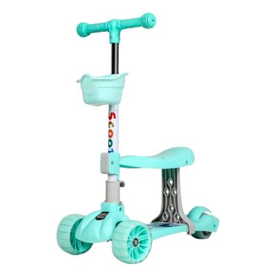 China Cute Kids Mini Three Wheels Baby Kick Balance Scooters Adjustable Height Handlebar for sale