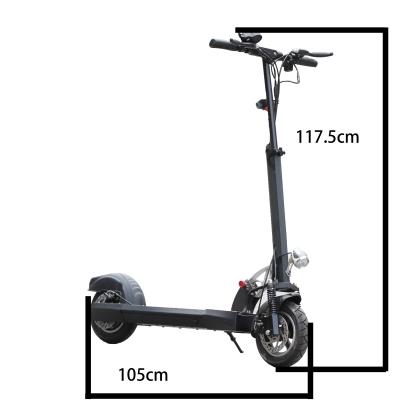 China 48V10AH 10Inch Unisex Battery Tire Adult Foldable Electric Scooter Can Be With Seat for sale