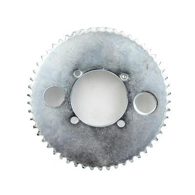 China Steel Slivery Alloy Rear Chain Sprocket For Mini Dirt Pit Bike 49CC ATV for sale