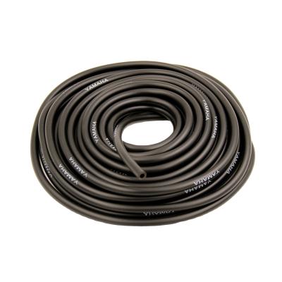 China Durable 20 Meters Black Braided High Pressure Oil Flexible Air Rubber Motorcycle Hose Assembly for sale