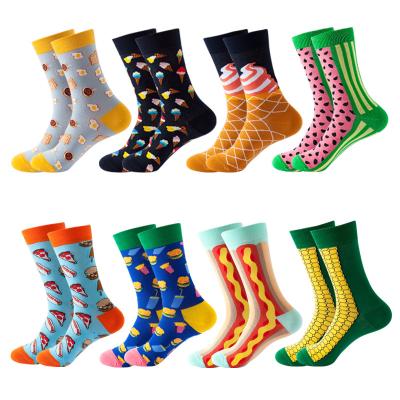 China Antibacterial Colorful Dress Fashion Socks Custom Cotton Socks For Men Women Socks for sale