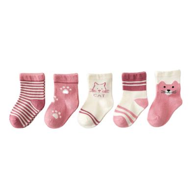 China MY-205 New Arrive Anti-Fault Fashion Socks For Baby On Sale Newborn Baby Socks Sets Cotton Socks for sale