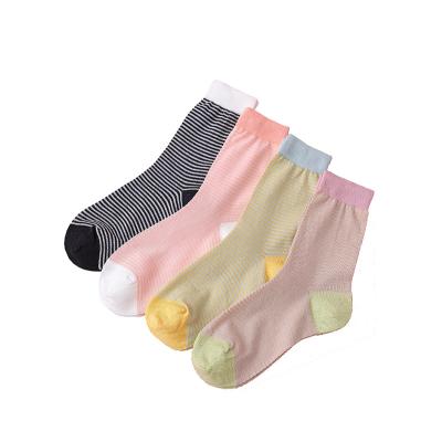 China MY-137 Girl's Viable Solid Bangs Short Cotton Autumn Women Socks With Words for sale