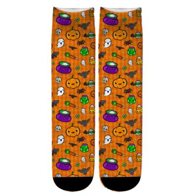 China MY-034 Funny Antibacterial Cotton Men's Comfortable Socks Crew Socks Mens Halloween Mens Socks for sale