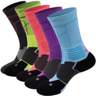 China QUICK DRY Cushioned Crew Socks Thick Sports Socks For Men Women Basketball Socks Athletic Custom Sports for sale