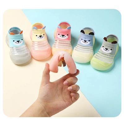 China Antibacterial Baby Bumps Soles Autumn Cotton Baby Socks Shoes Rubber Baby Toddler Bumps Shoes Indoor Children Anti Slip for sale