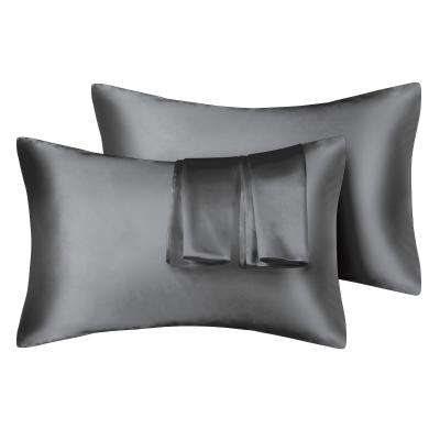 China Antistatic Ultra Soft Care Silk Satin Cotton Wrap Closure 51*66cm/51*76cm/51*92cm Pillow Case for sale