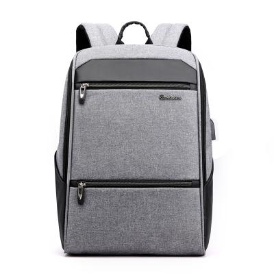 China Waterproof 2020 Custom New Arrival OEM Logo School Business Anti Theft Backpack With USB Charging Port for sale