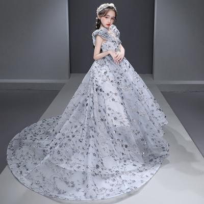 China Breathable Kids Ball Gown Boutique Dresses Wholesale Kids Teen Girls Dress Kids Party Dresses Long Dressing Up Princess Dress for sale