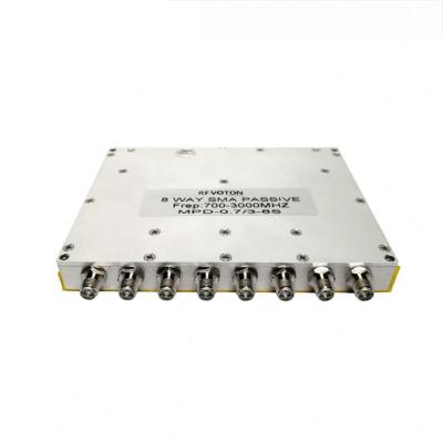 China Worldpeak 700-3000Mhz SMA Copper Type RF 8 Way Power Splitter for sale