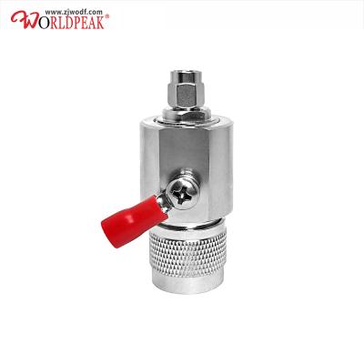 China 0-6G N Male Nickel Plated Brass Type To RP Male Coaxial Gas Tube Surge Protector SMA RF Lightning Arrester for sale