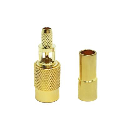 China RF Crimp Connector SMB 75 Euro Female With BT3002 RG179 Cable for sale