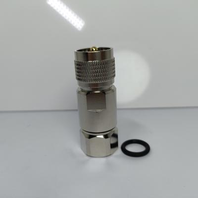 China RF Coaxial Connector PL259 RF Male Connector UHF Clamp For 1/2 Common Cable for sale