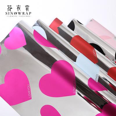 China Waterproof SINOWRAP Flower Shop Supplies Material Wholesale Waterproof Flower Bouquet Packaging Wrapping Paper for sale