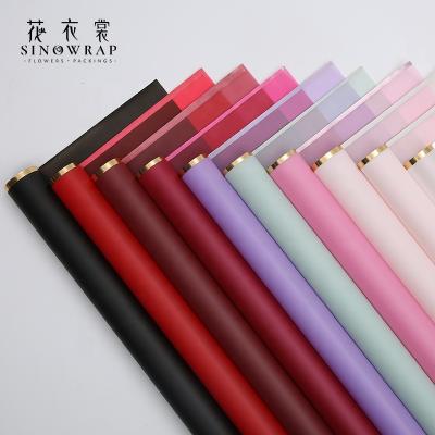 China Waterproof SINOWRAP Florist Supplies Sheets Packaging Wrap Paper For Flower Bouquet Wrapping Paper for sale