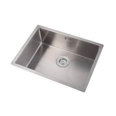 China Without Faucet 600X450X230mm 6045 Stainless Steel Single Bowl Handmade Undermount House Kitchen Sink for sale