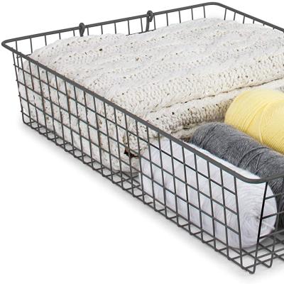 China Sustainable Stowaway Basket, Under Bed Storage, Large, Industrial Gray 24.5 x 16 x 5.25 inches; 2.62 pounds for sale